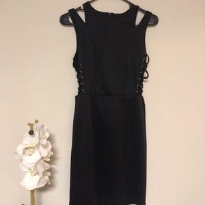 Elegant short black dress